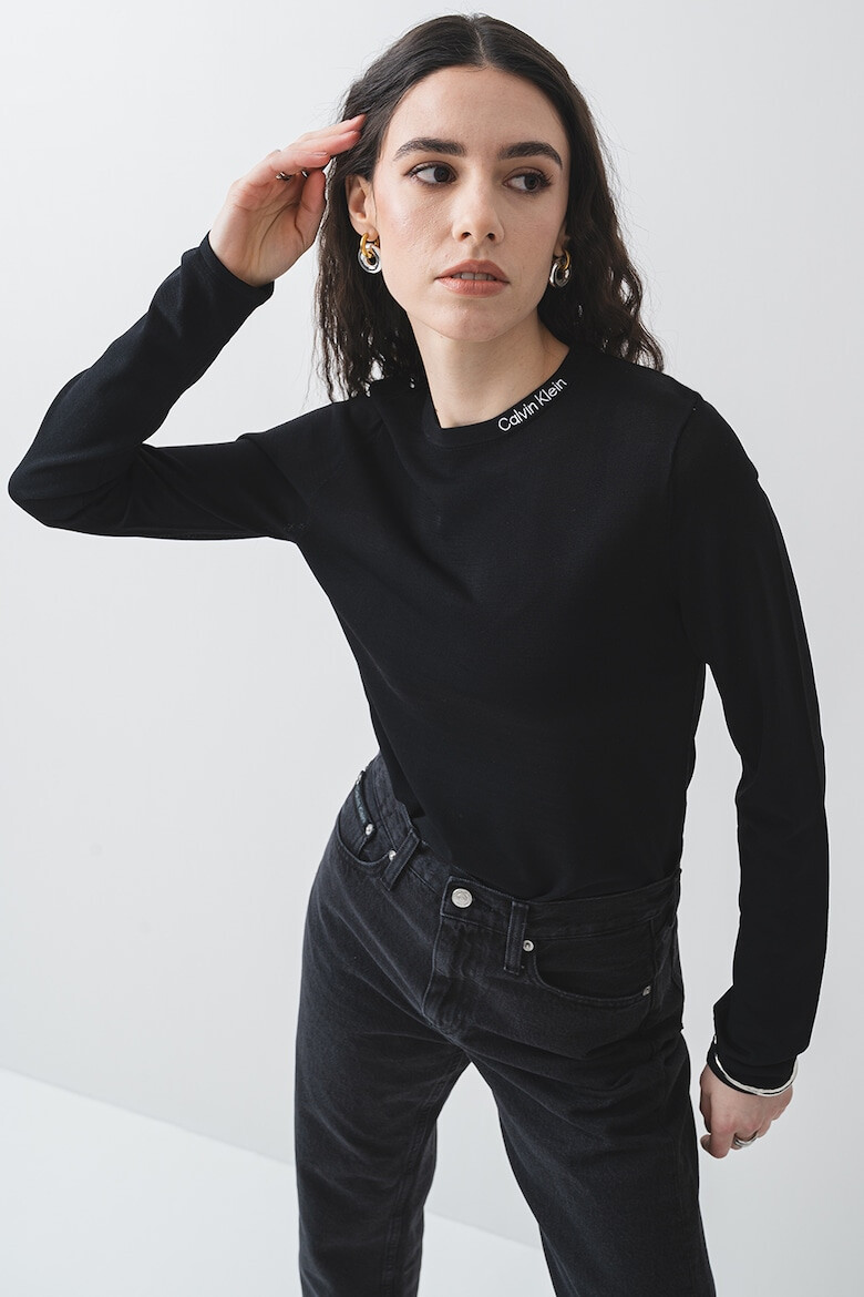CALVIN KLEIN JEANS Пуловер с лого - Pepit.bg