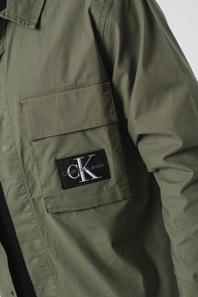 CALVIN KLEIN JEANS Риза с джобове с капаче - Pepit.bg
