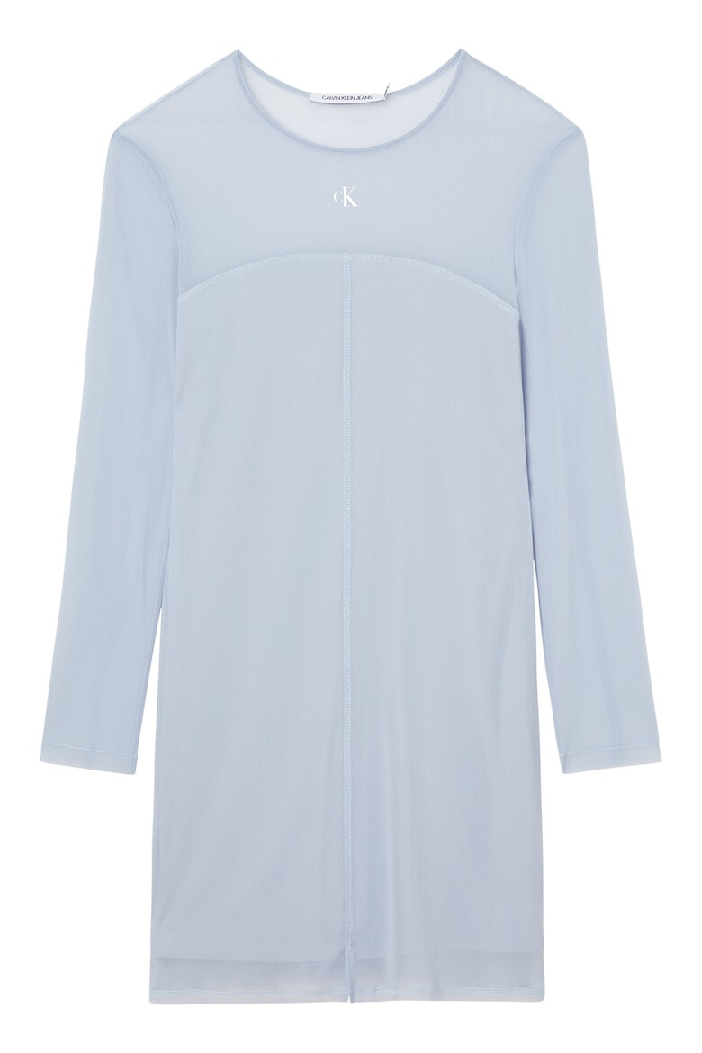 CALVIN KLEIN JEANS Рокля с мрежест панел - Pepit.bg
