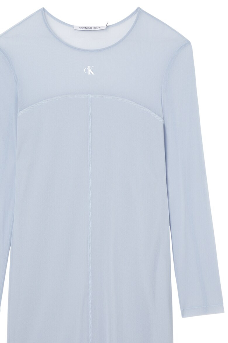 CALVIN KLEIN JEANS Рокля с мрежест панел - Pepit.bg
