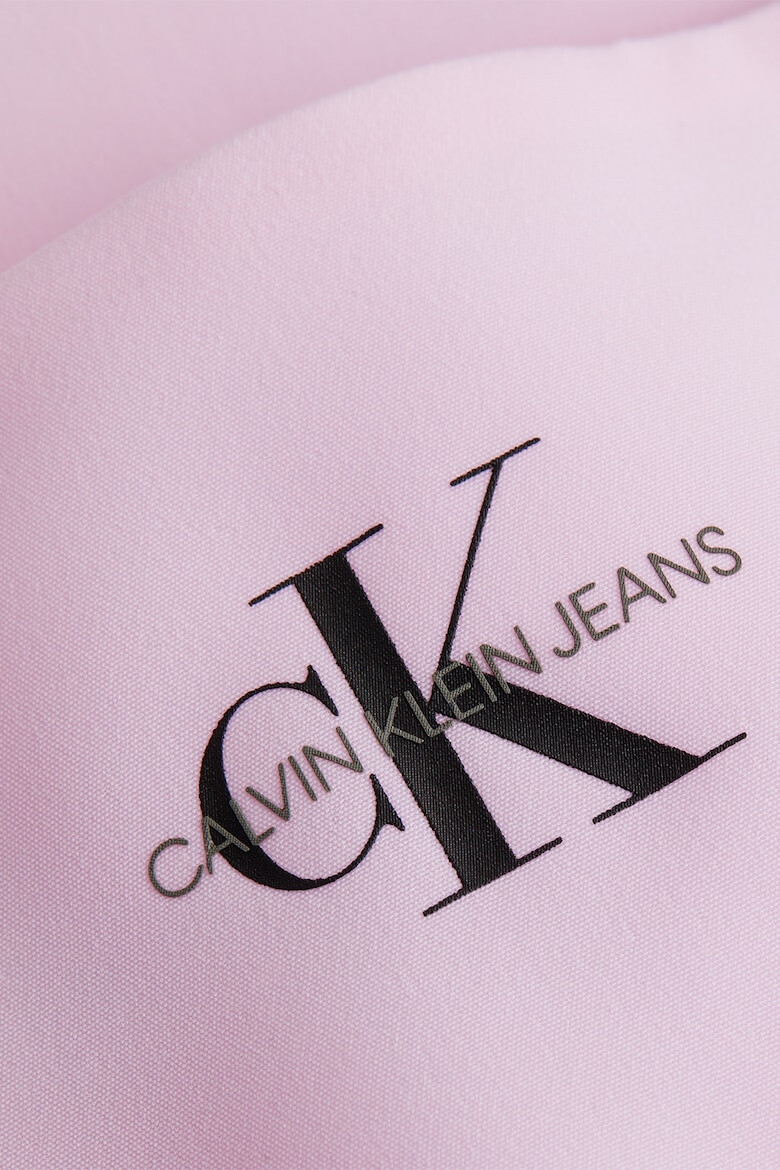 CALVIN KLEIN JEANS Сатиниран топ с лого - Pepit.bg