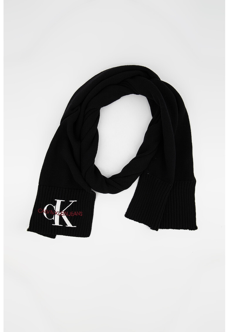 CALVIN KLEIN JEANS Шал с бродирано лого - Pepit.bg