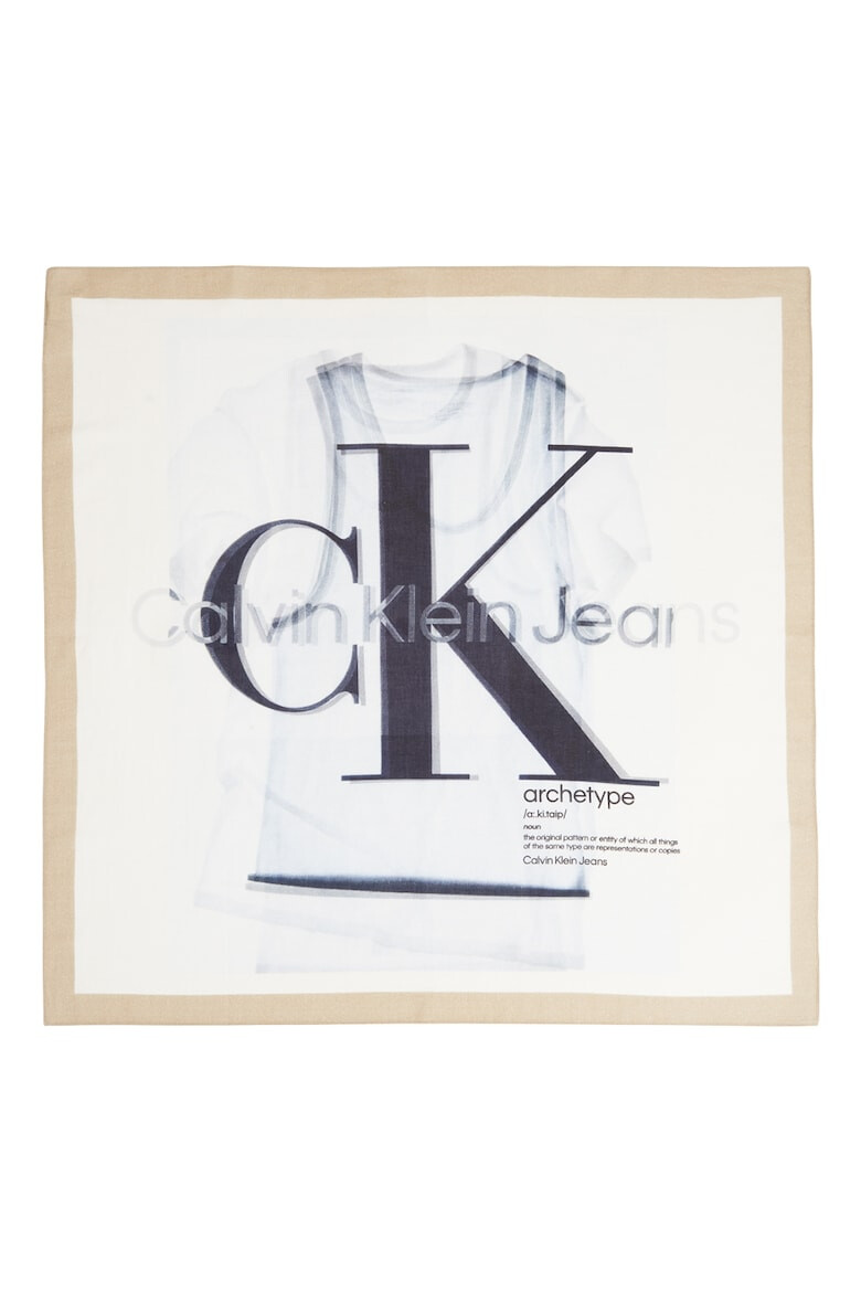 CALVIN KLEIN JEANS Шал с модал на лога - Pepit.bg
