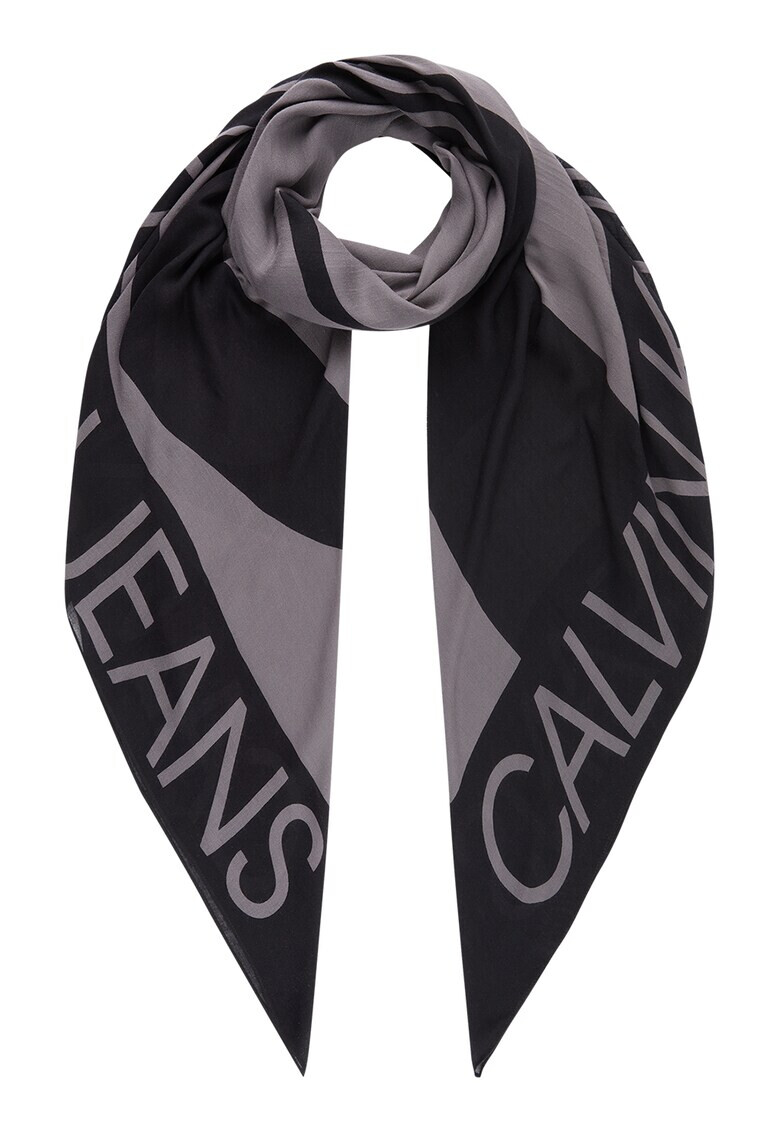 CALVIN KLEIN JEANS Шал с модал с лого - Pepit.bg
