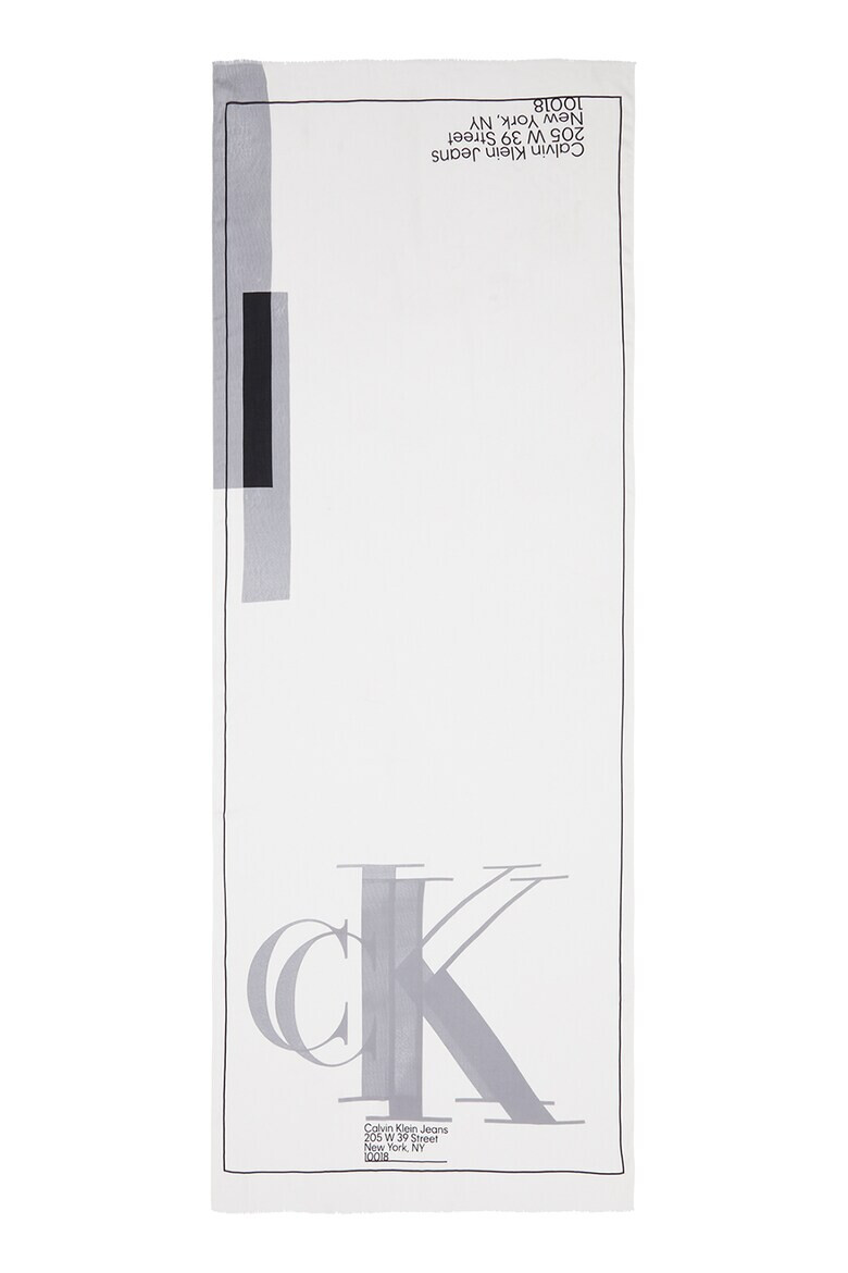 CALVIN KLEIN JEANS Шал с модал с лого - Pepit.bg