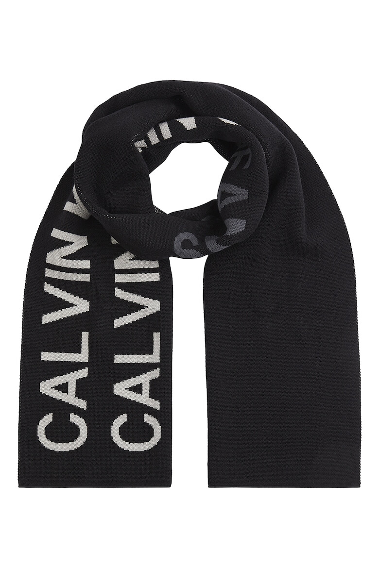 CALVIN KLEIN JEANS Шапка с лого и шал - Pepit.bg