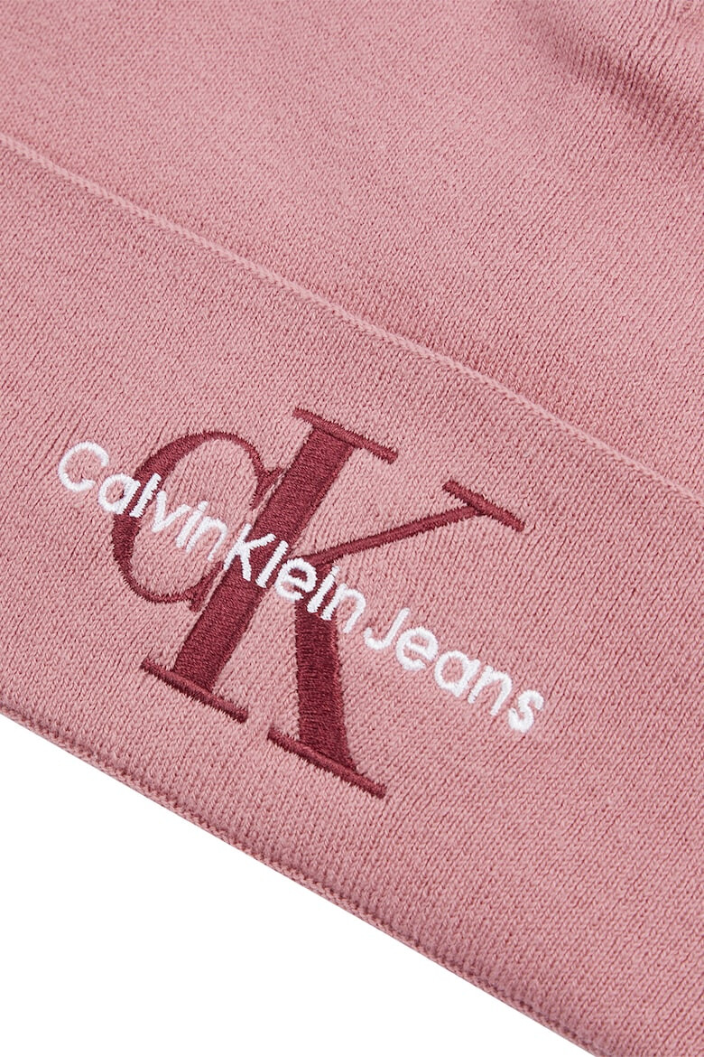 CALVIN KLEIN JEANS Шапка от органичен памук с бродирано лого - Pepit.bg