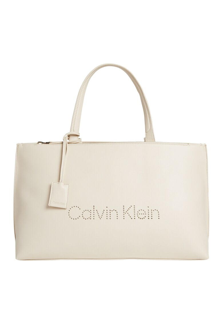 CALVIN KLEIN JEANS Шопинг чанта Set с перфорации и лого - Pepit.bg