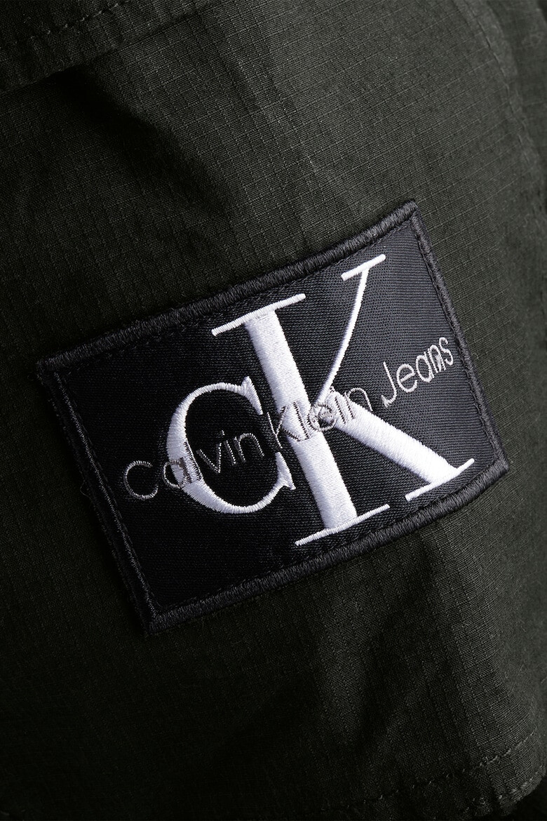 CALVIN KLEIN JEANS Скосен панталон карго с еластична талия - Pepit.bg