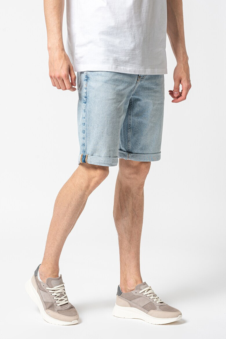 CALVIN KLEIN JEANS Слим дънкови бермуди - Pepit.bg