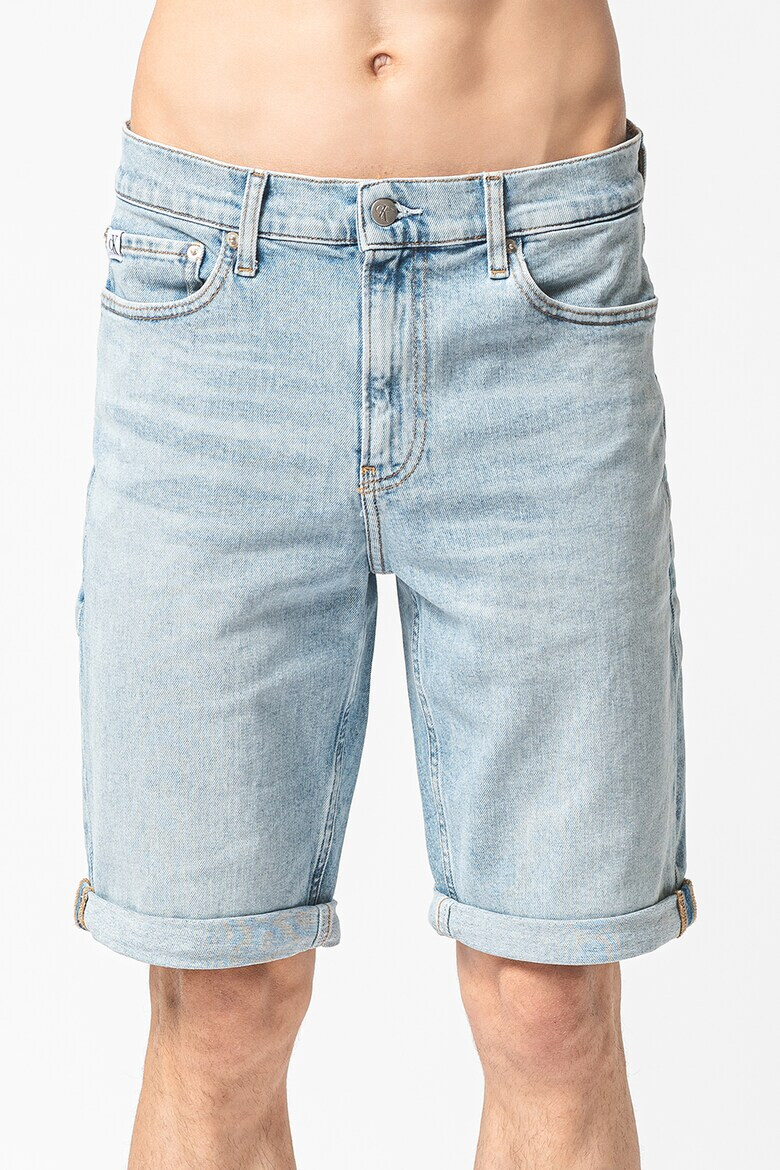 CALVIN KLEIN JEANS Слим дънкови бермуди - Pepit.bg