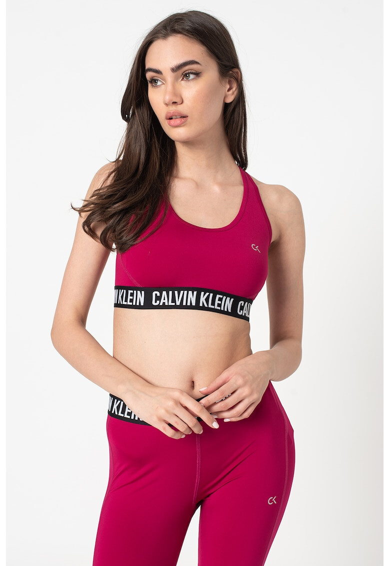 CALVIN KLEIN JEANS Спортен сутиен с изрязан гръб - Pepit.bg