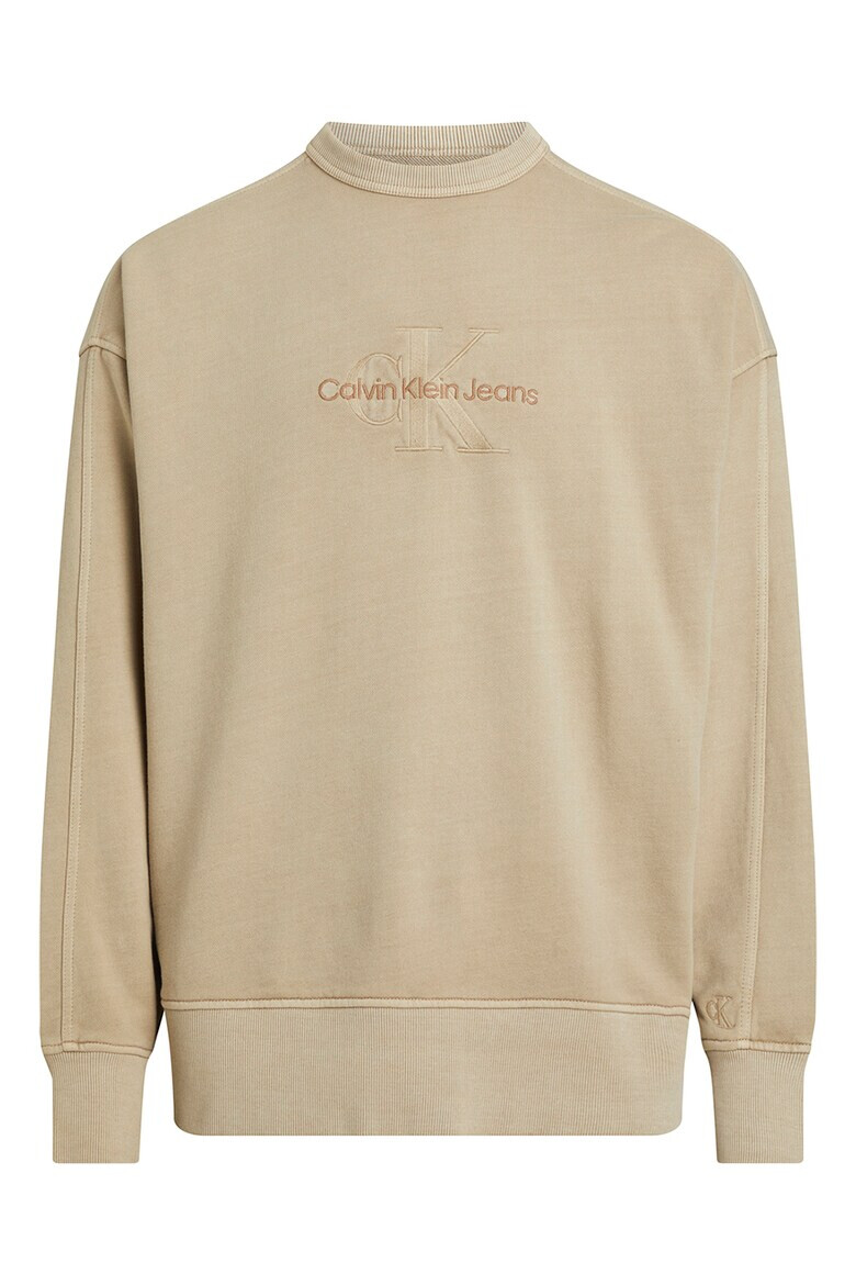 CALVIN KLEIN JEANS Суитшърт с бродирано лого - Pepit.bg