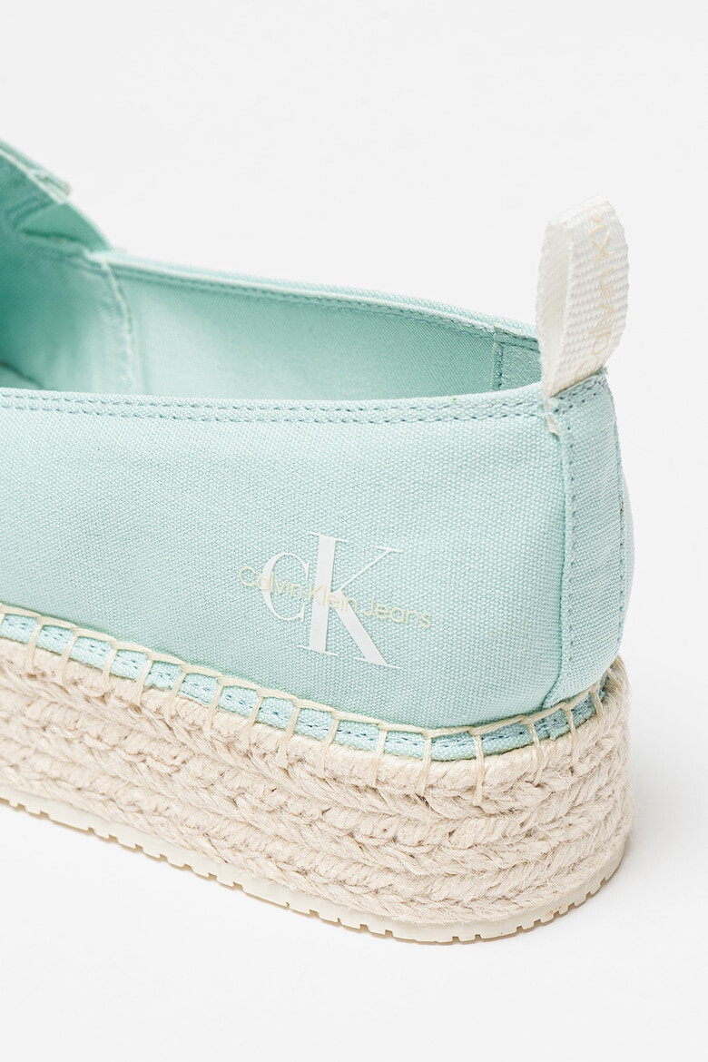 CALVIN KLEIN JEANS Текстилни еспадрили с равна платформа - Pepit.bg