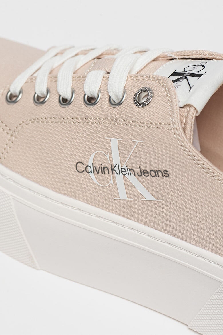 CALVIN KLEIN JEANS Текстилни кецове с платформа - Pepit.bg