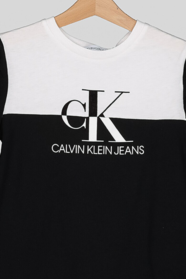 CALVIN KLEIN JEANS Тениска от органичен памук с лого - Pepit.bg