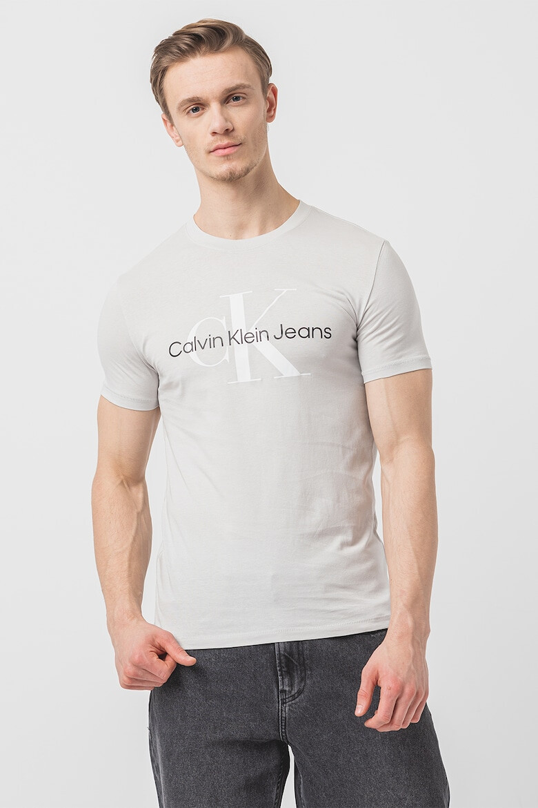 CALVIN KLEIN JEANS Тениска по тялото с лого - Pepit.bg