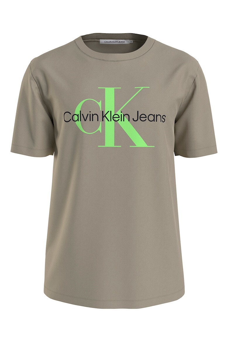 CALVIN KLEIN JEANS Тениска по тялото с лого - Pepit.bg