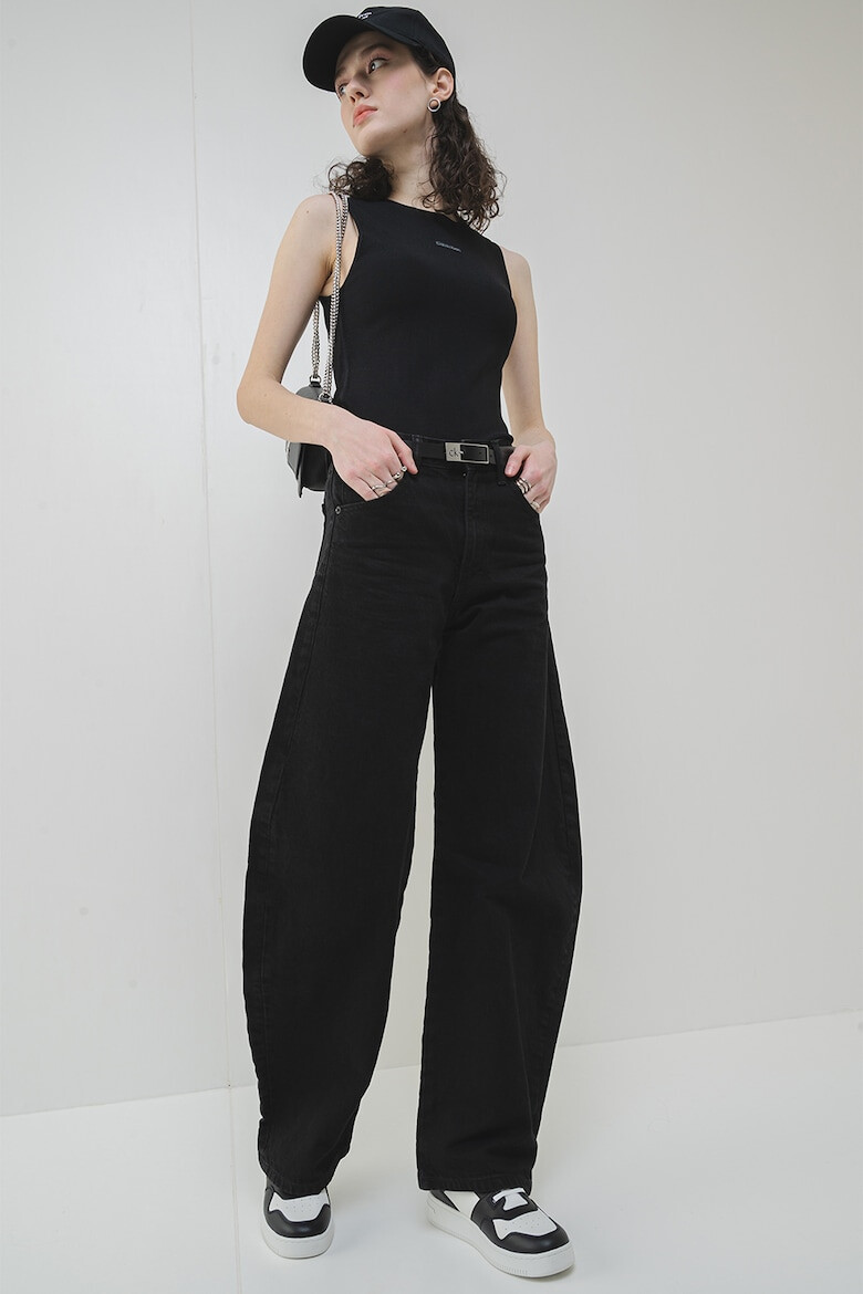 CALVIN KLEIN JEANS Топ с лого - Pepit.bg