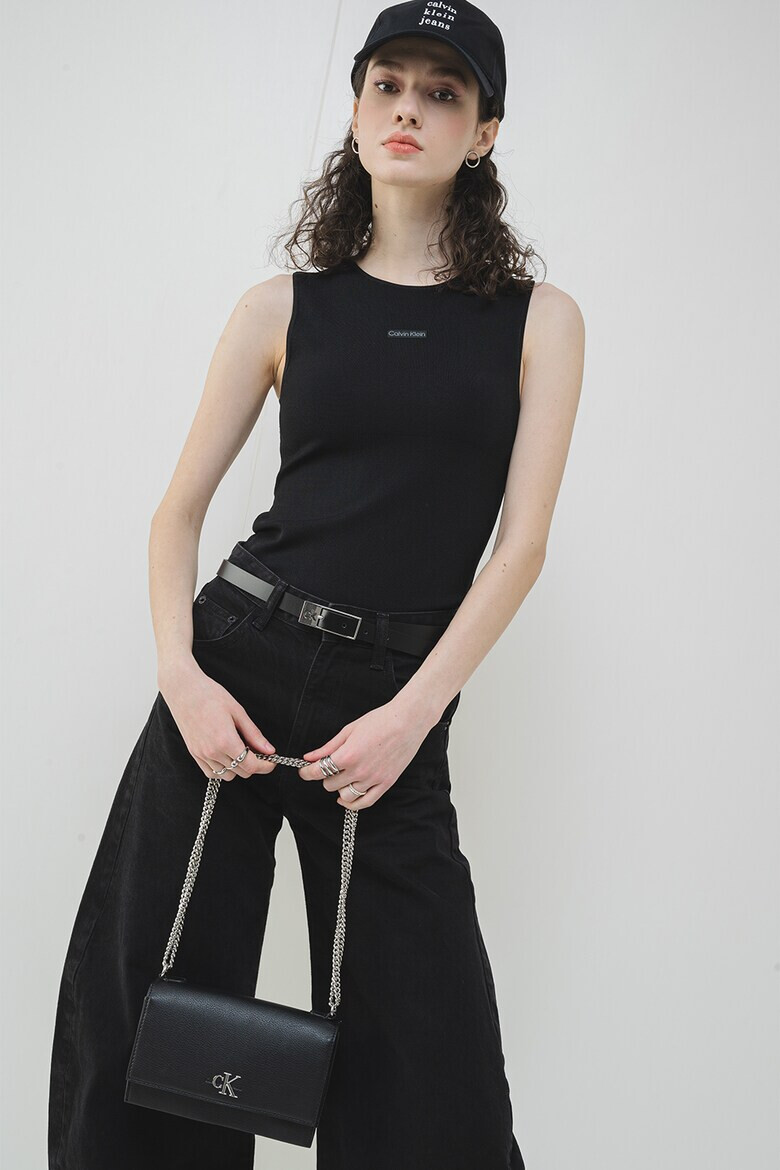 CALVIN KLEIN JEANS Топ с лого - Pepit.bg