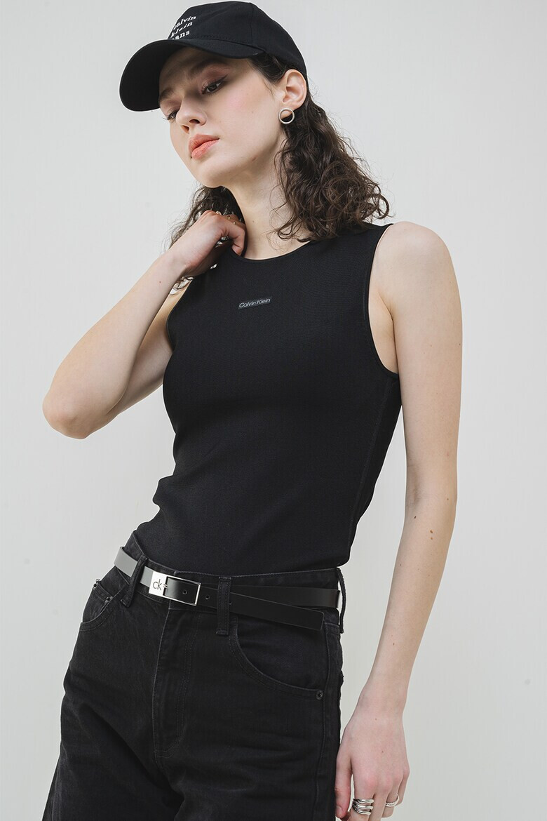 CALVIN KLEIN JEANS Топ с лого - Pepit.bg