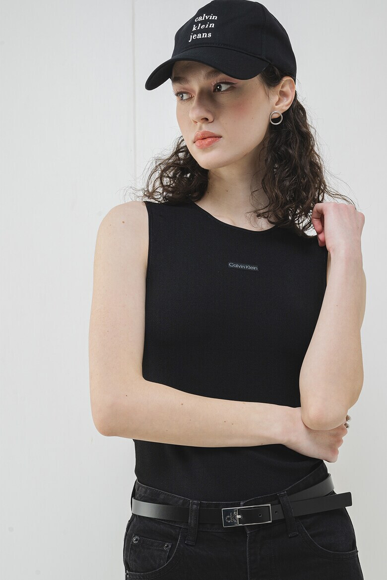 CALVIN KLEIN JEANS Топ с лого - Pepit.bg