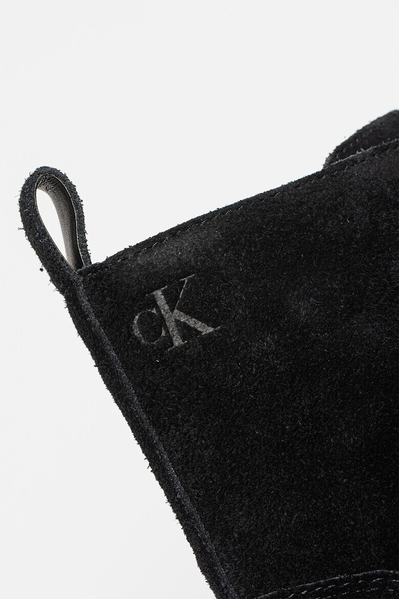 CALVIN KLEIN JEANS Велурени боти с платформа - Pepit.bg