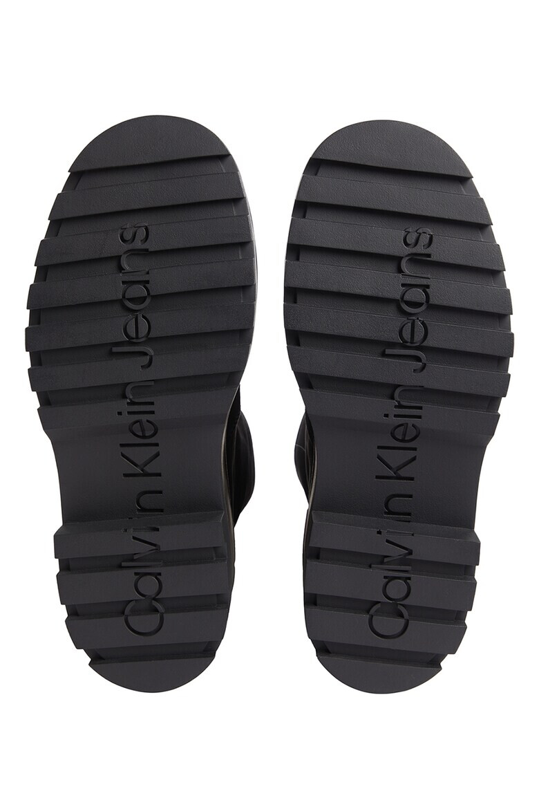 CALVIN KLEIN JEANS Велурени ботуши с платформа - Pepit.bg