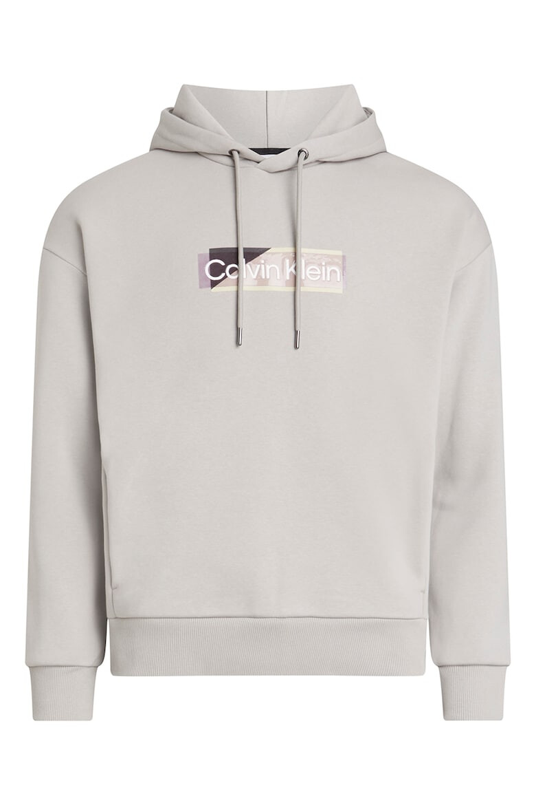 CALVIN KLEIN Худи на лога с връзка - Pepit.bg