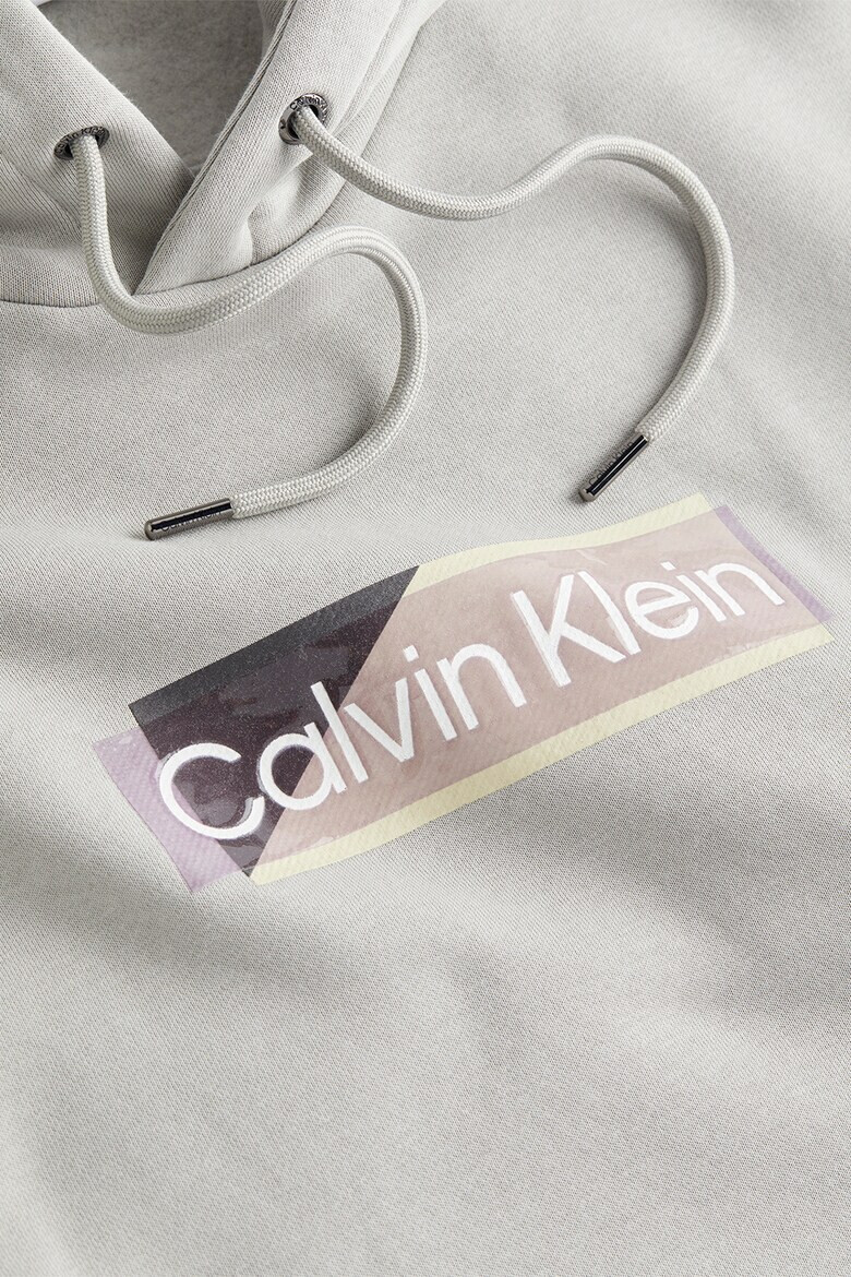 CALVIN KLEIN Худи на лога с връзка - Pepit.bg