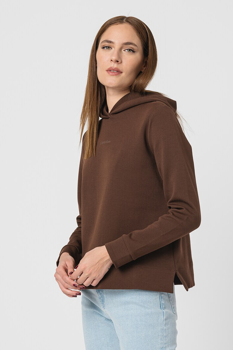 CALVIN KLEIN Худи с цепки встрани - Pepit.bg