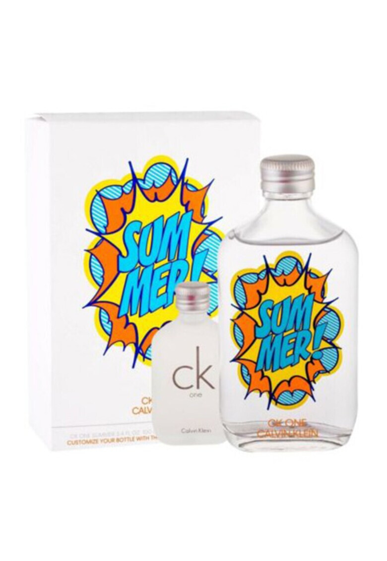 CALVIN KLEIN Комплект Ck One Summer Unisex: Тоалетна вода100 ml + Тоалетна вода 15 мл - Pepit.bg