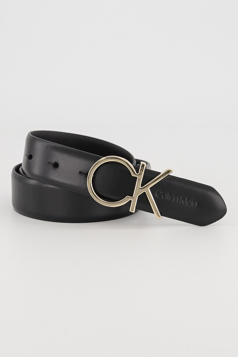 CALVIN KLEIN Кожен колан Re-Lock с монограм - Pepit.bg