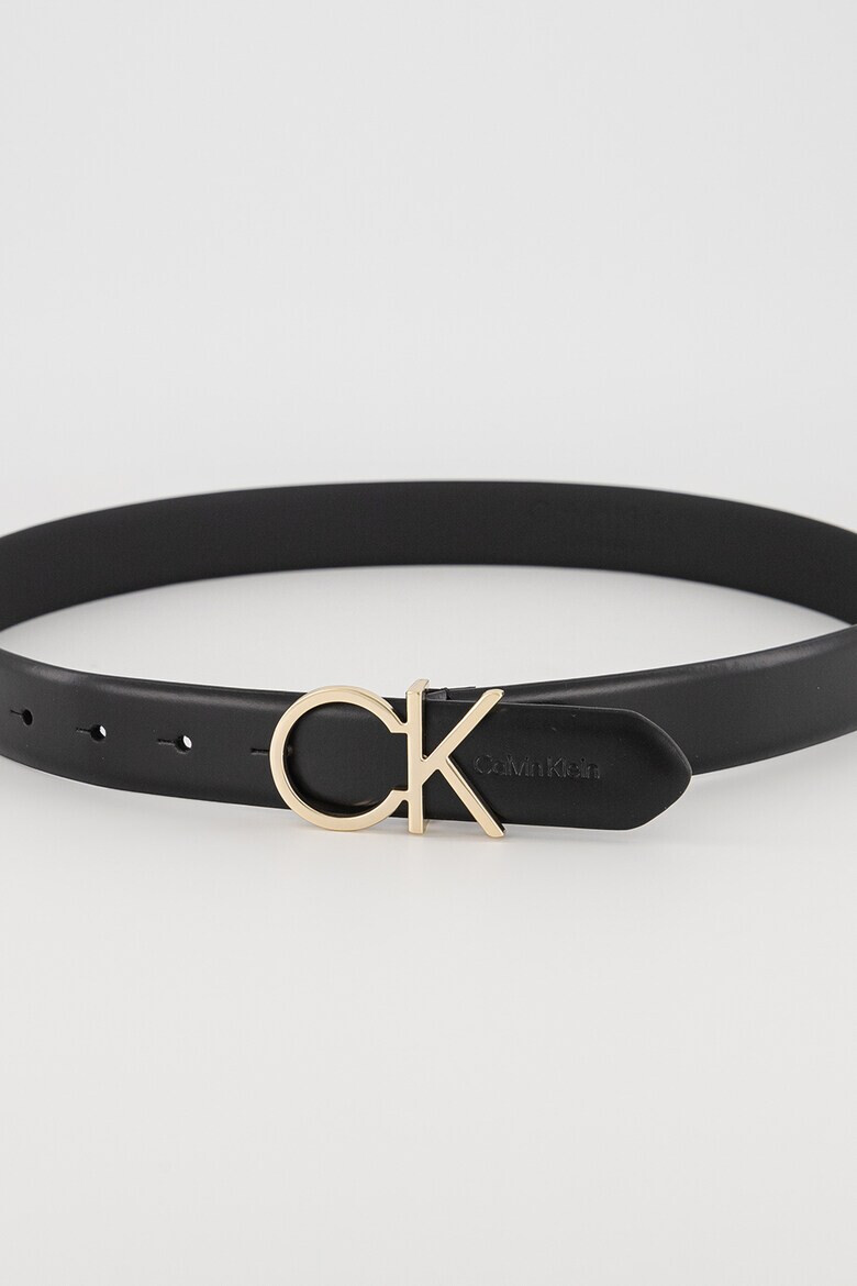 CALVIN KLEIN Кожен колан Re-Lock с монограм - Pepit.bg