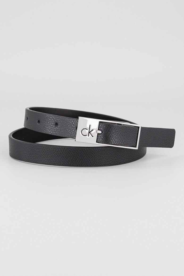 CALVIN KLEIN Кожен колан с релеф - Pepit.bg