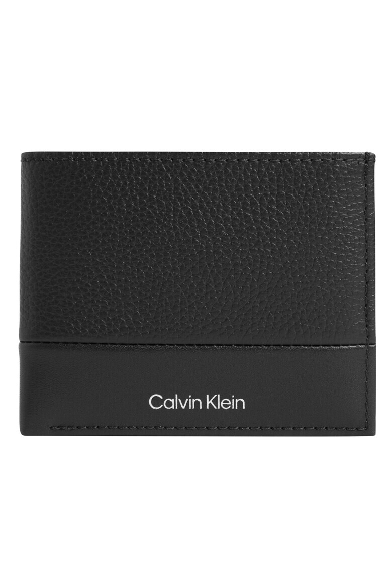 CALVIN KLEIN Кожен портфейл с релеф - Pepit.bg