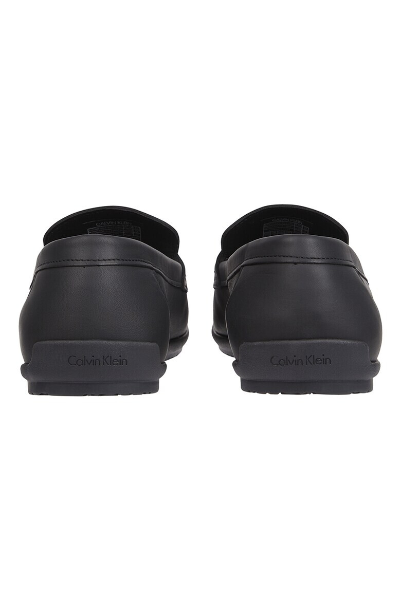 CALVIN KLEIN Кожени мокасини с лого - Pepit.bg