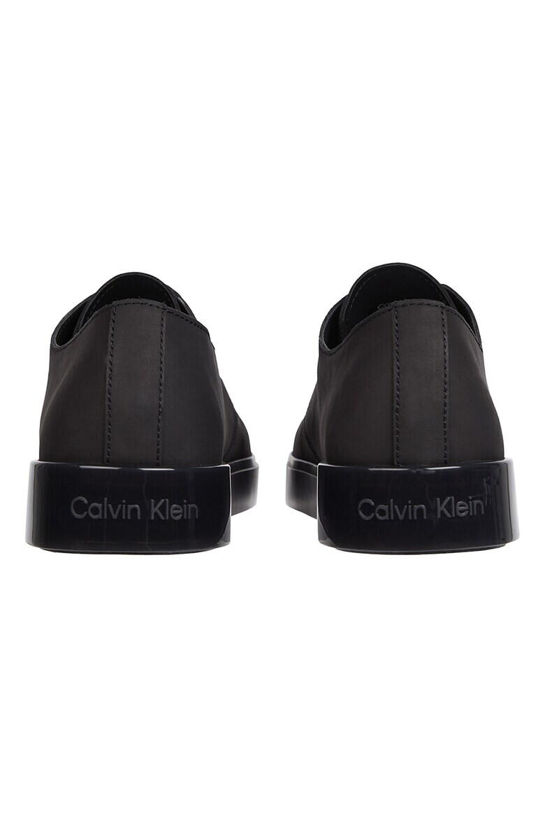 CALVIN KLEIN Кожени обувки с лого - Pepit.bg