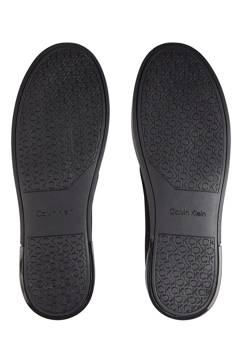 CALVIN KLEIN Кожени обувки с лого - Pepit.bg