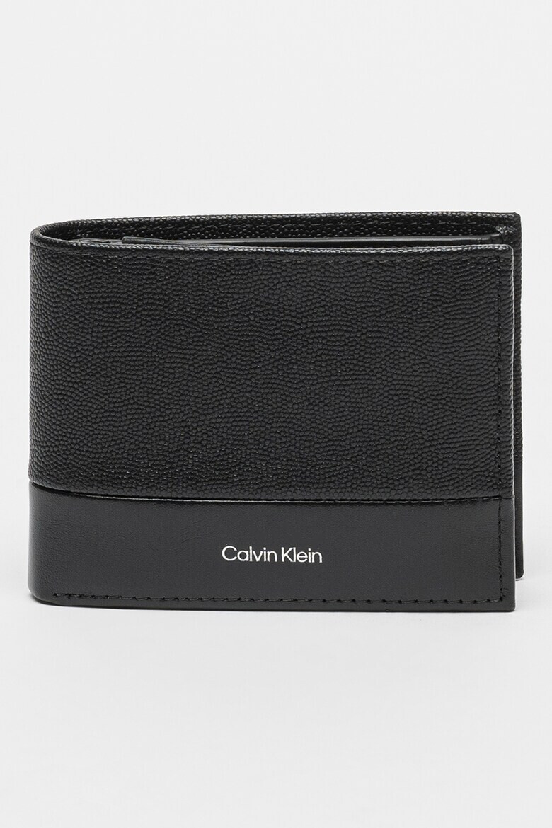 CALVIN KLEIN Кожено портмоне с лого - Pepit.bg
