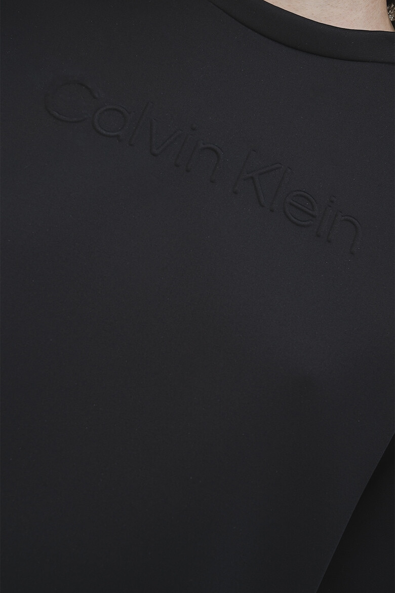 CALVIN KLEIN Къс суитшърт с лого - Pepit.bg