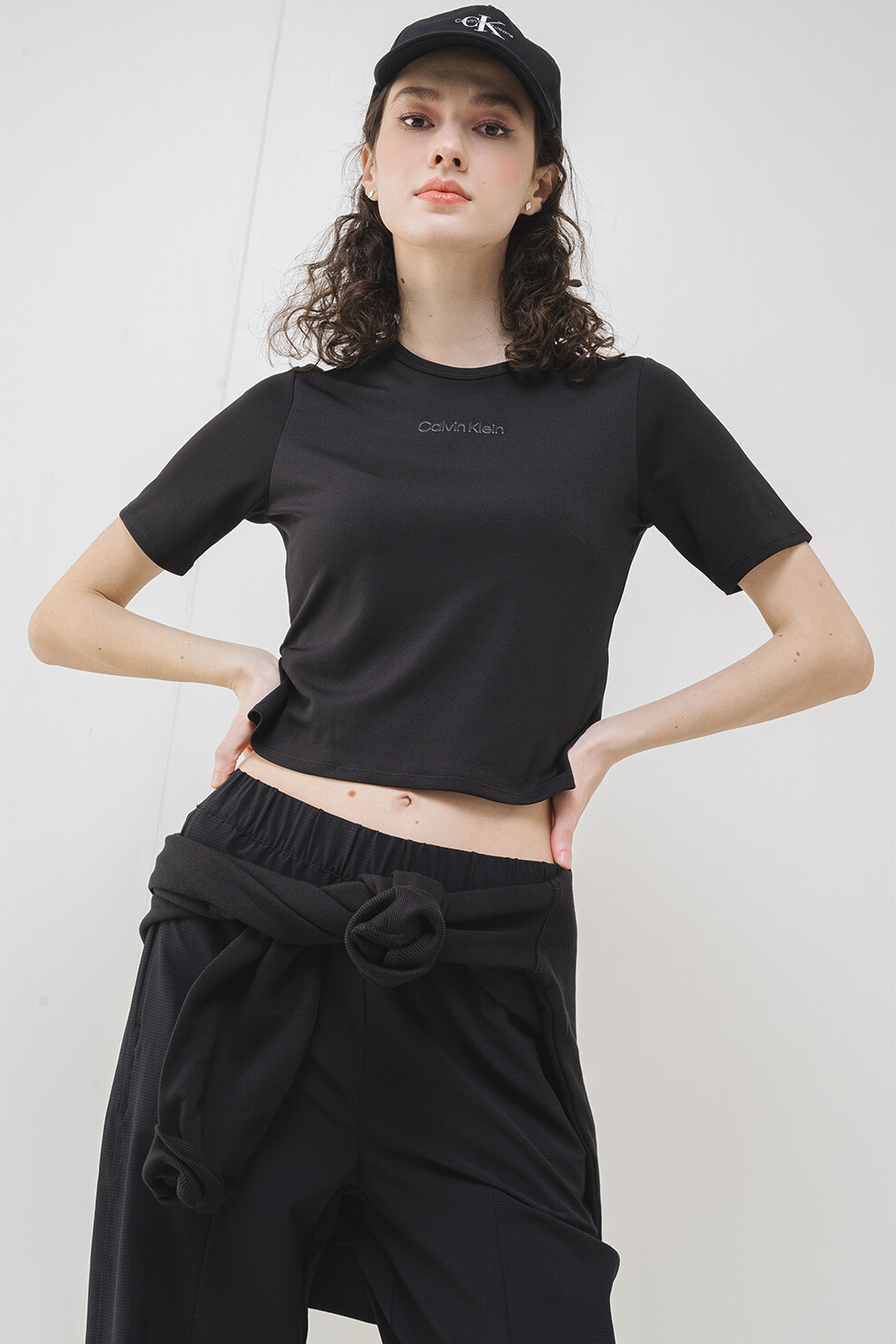 CALVIN KLEIN Къса фитнес тениска - Pepit.bg