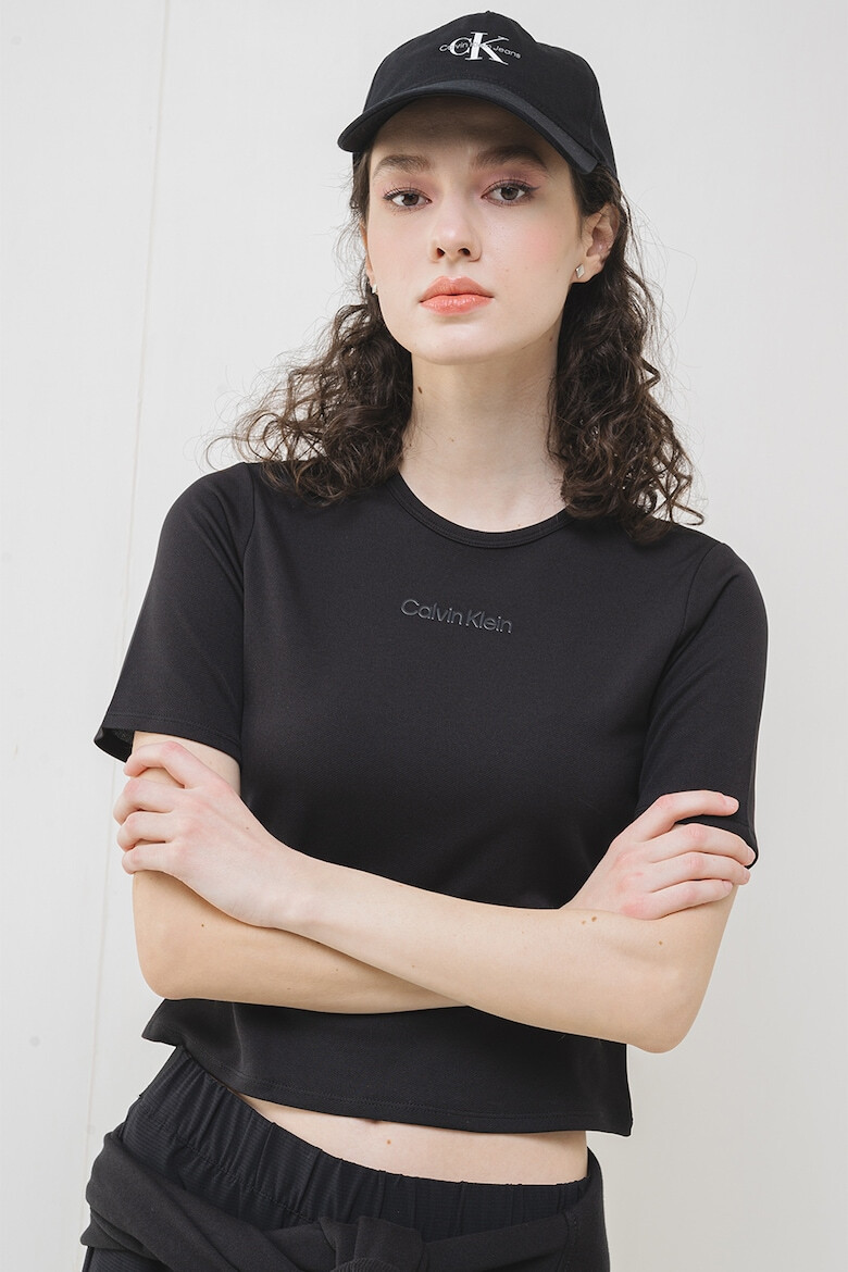 CALVIN KLEIN Къса фитнес тениска - Pepit.bg