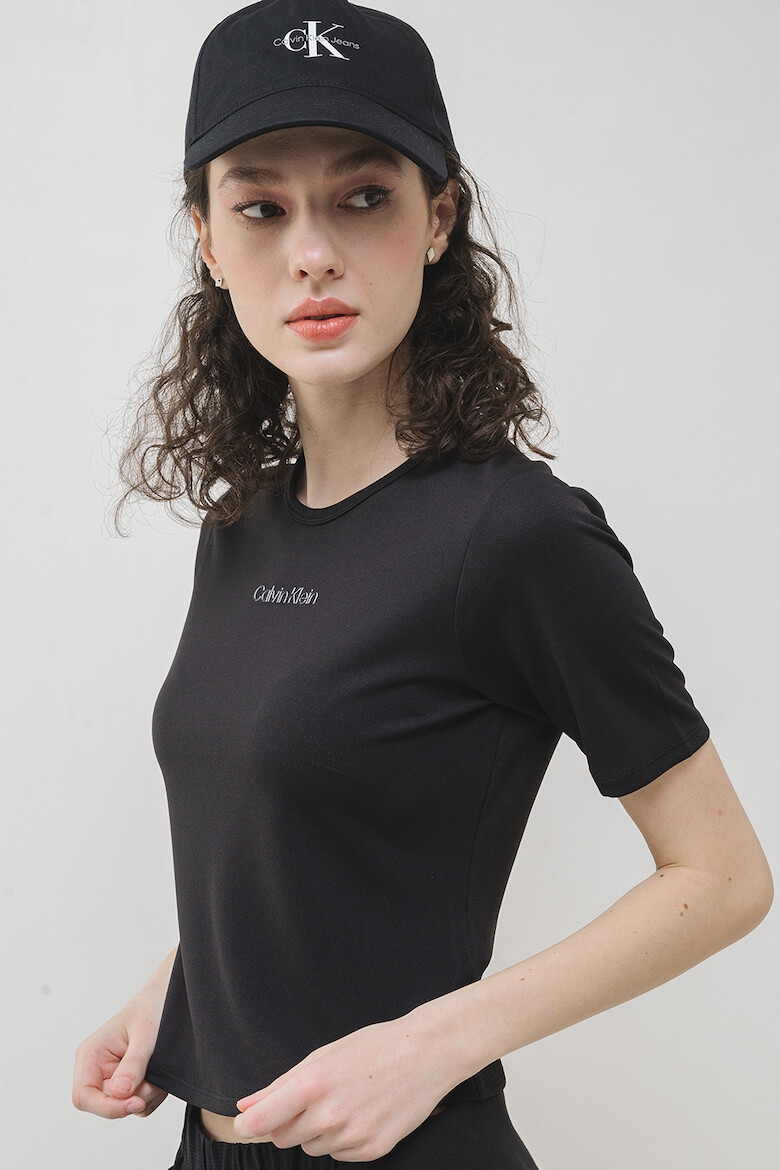 CALVIN KLEIN Къса фитнес тениска - Pepit.bg