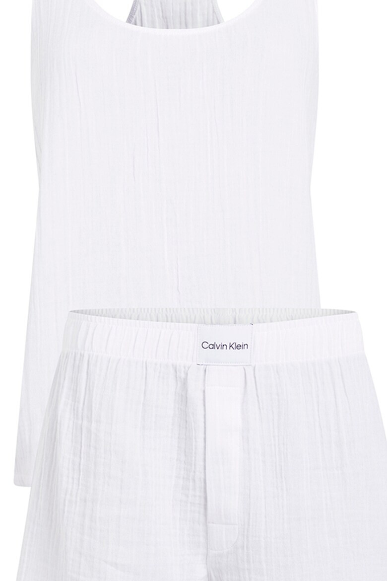 CALVIN KLEIN Къса памучна пижама - Pepit.bg