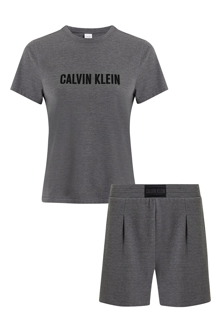 CALVIN KLEIN Къса пижама с лого - Pepit.bg
