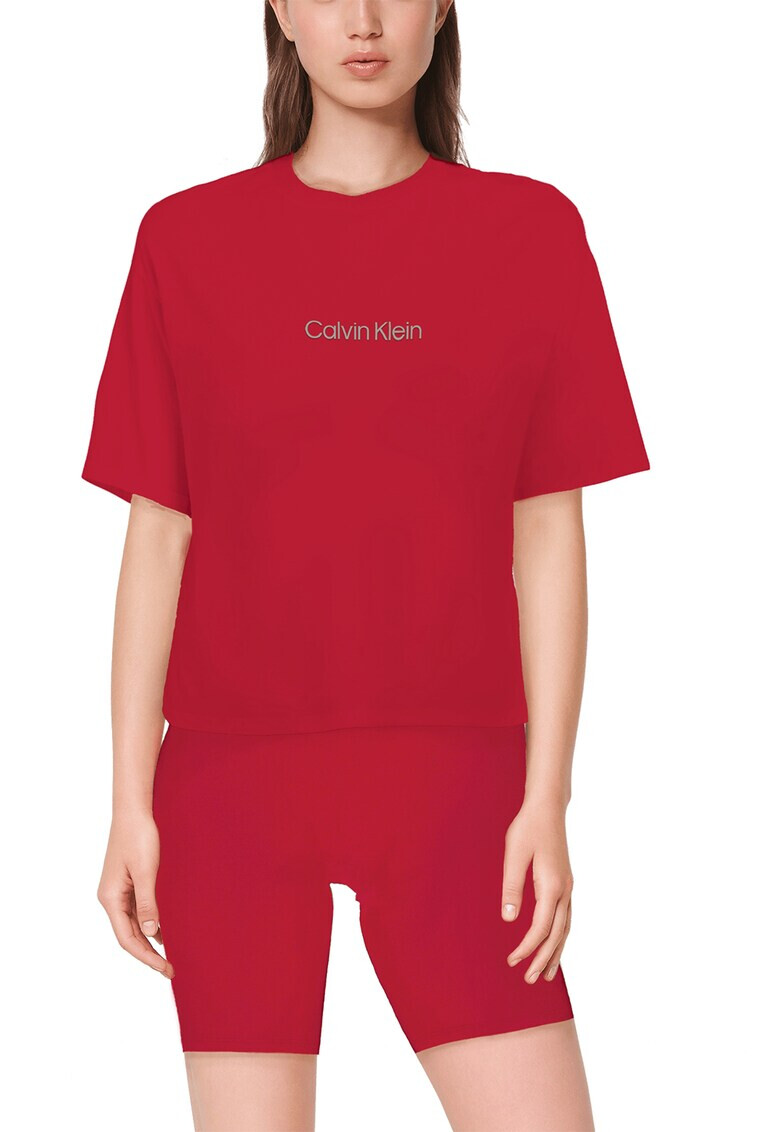 CALVIN KLEIN Къса пижама с лого - Pepit.bg