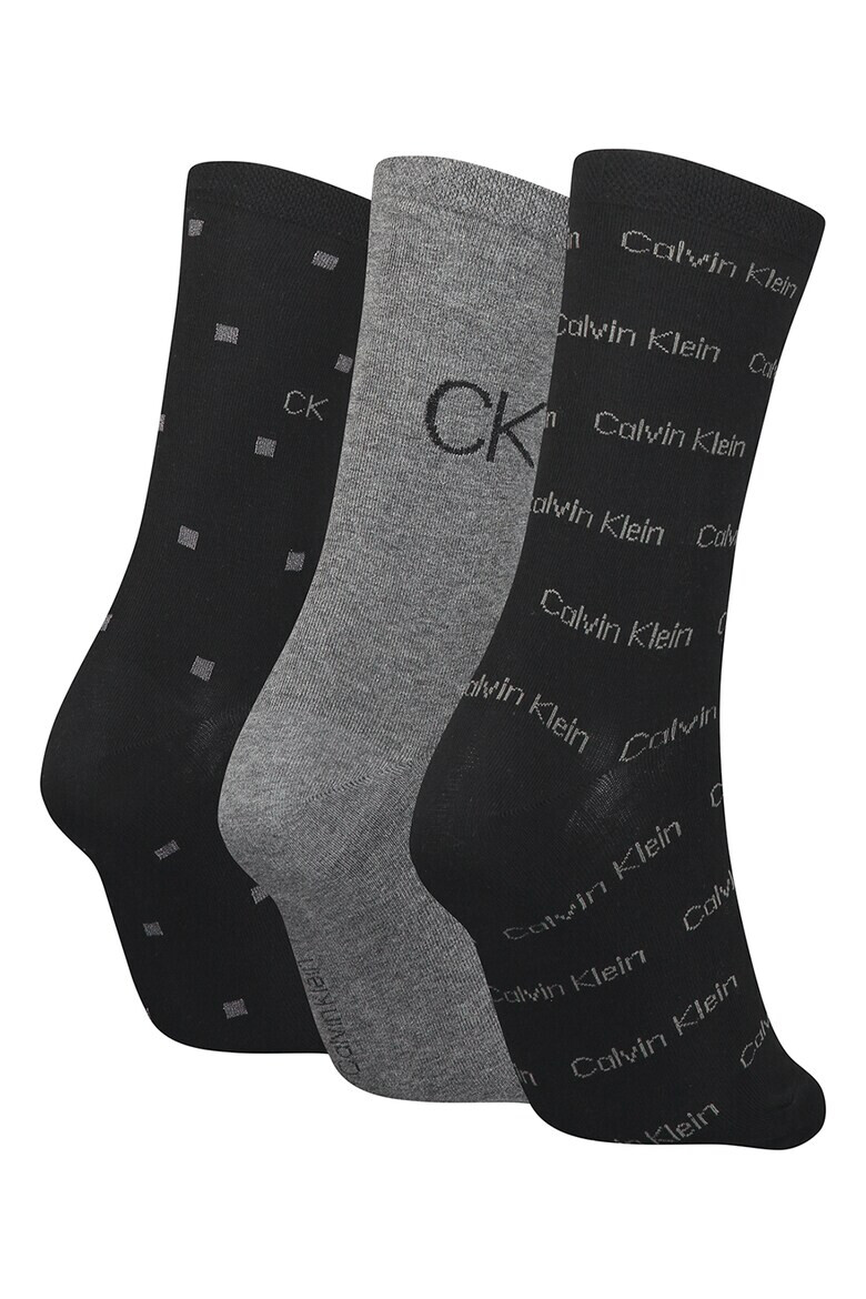 CALVIN KLEIN Къси чорапи - 3 чифта - Pepit.bg