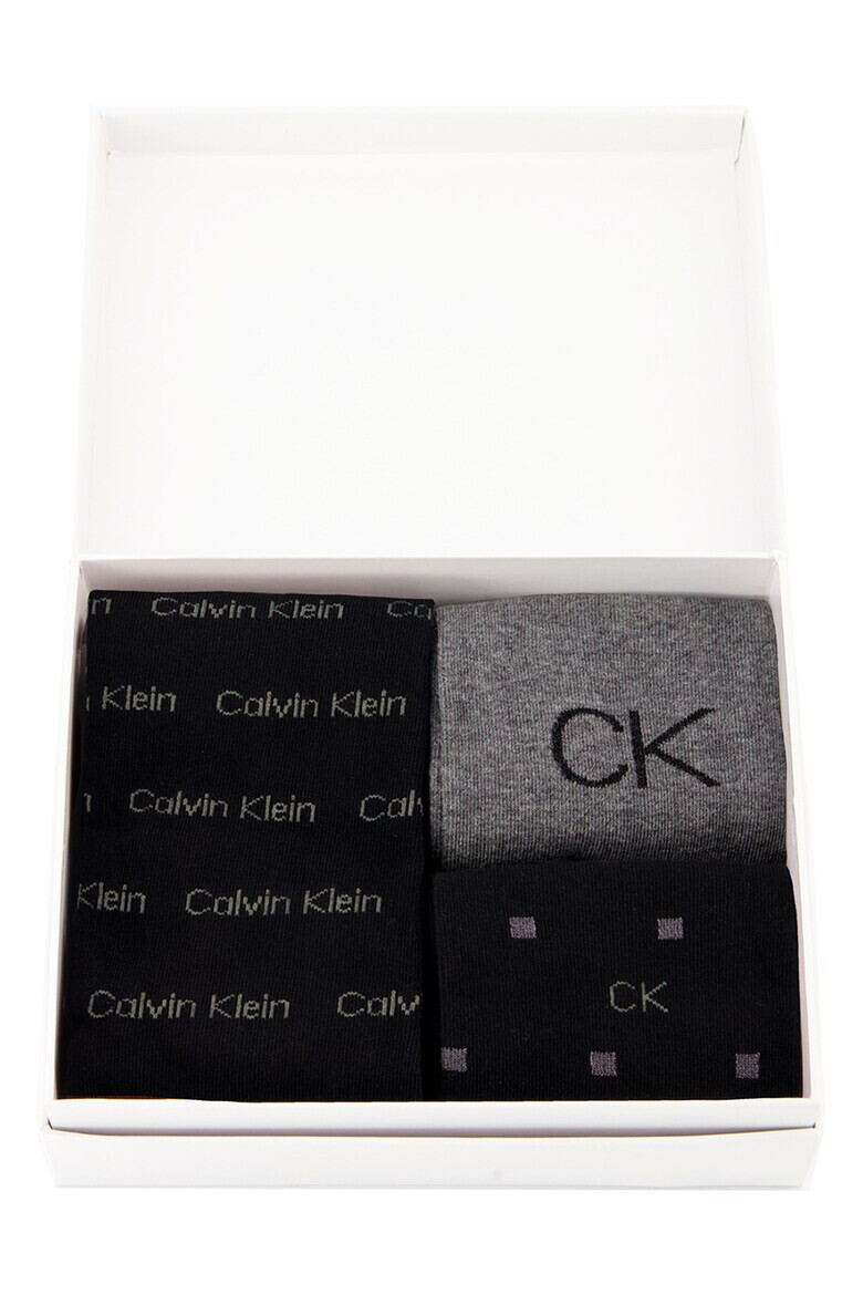 CALVIN KLEIN Къси чорапи - 3 чифта - Pepit.bg