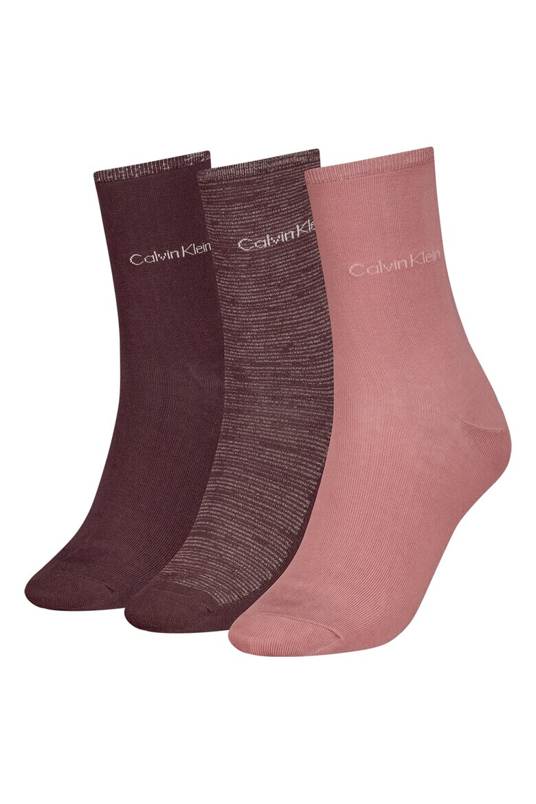 CALVIN KLEIN Къси чорапи 3 чифта - Pepit.bg